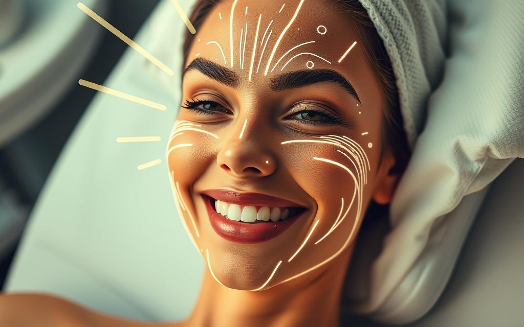 Skin resurfacing chemical peel applied by a therapist in Nenagh